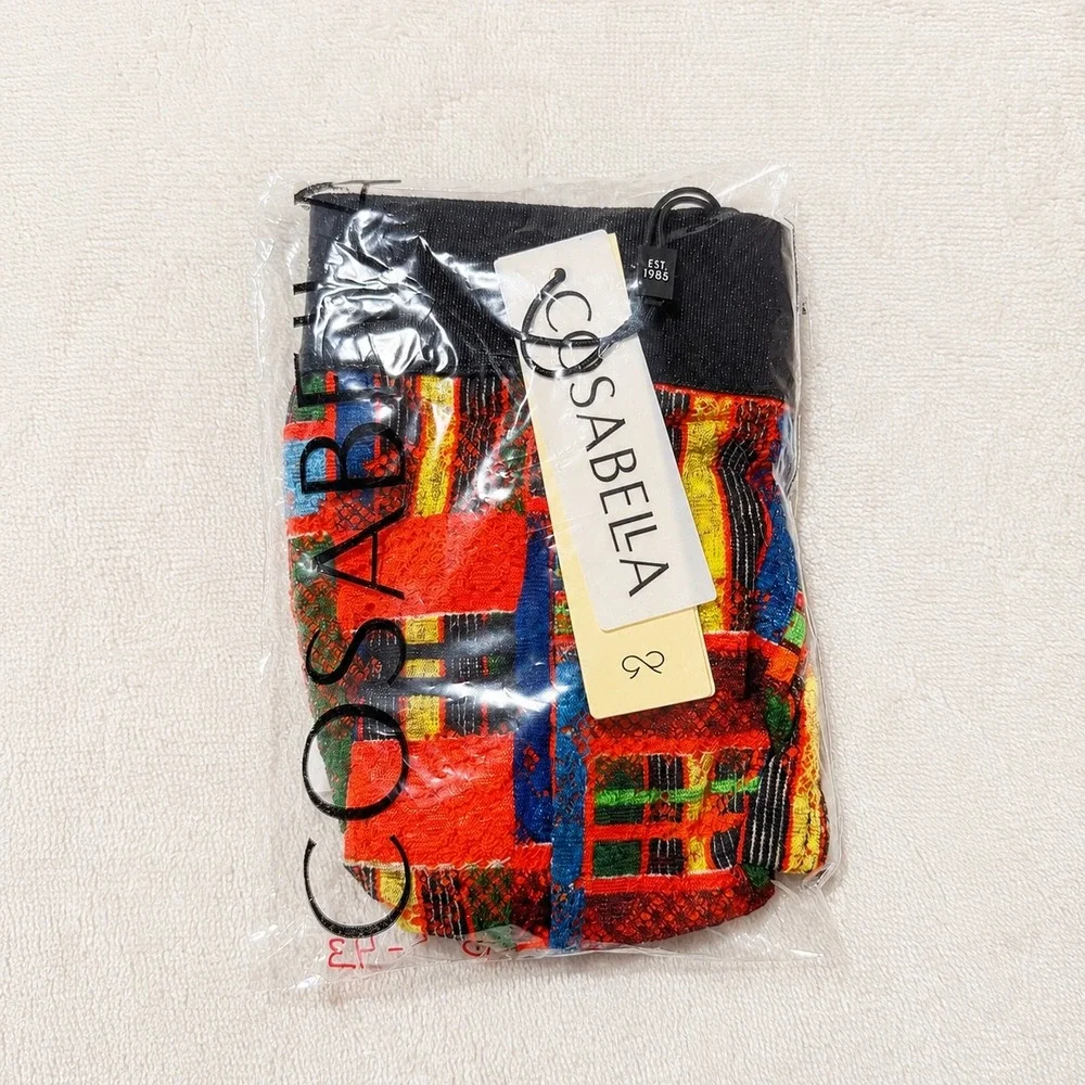 COSABELLA NSN Print Men's‎ Jock Strap Kente Multicolor - Size L / NWT